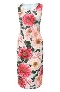 Платье из вискозы Dolce & Gabbana