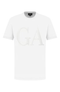 Хлопковая футболка Giorgio Armani