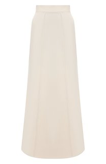 Юбка из вискозы и льна Brunello Cucinelli