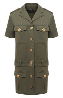 Хлопковое платье Balmain