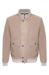 Замшевый бомбер Z Zegna