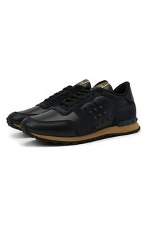 Кожаные кроссовки Rockstud Valentino