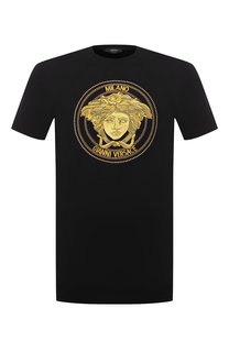 Хлопковая футболка Versace