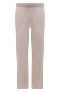 Брюки из хлопка и кашемира Brioni