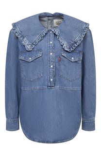 Джинсовая блузка Ganni x Levis Ganni