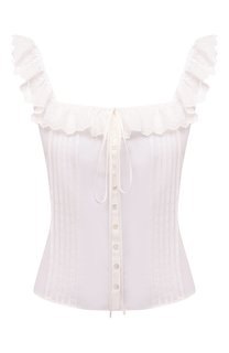 Хлопковый топ Saint Laurent