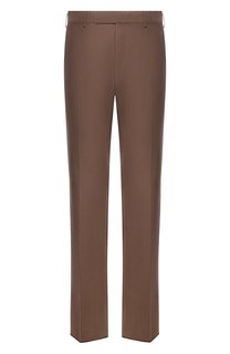 Брюки из шелка и льна Tom Ford