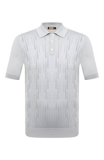 Поло из шелка и хлопка Zilli