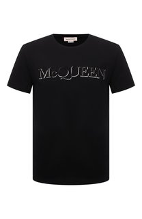 Хлопковая футболка Alexander McQueen