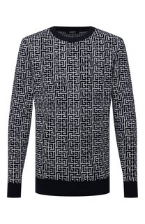 Джемпер из шерсти и льна Balmain