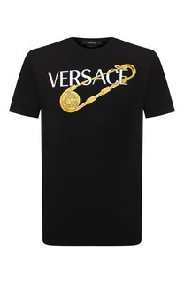 Хлопковая футболка Versace