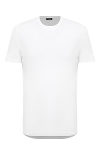 Футболка из хлопка и кашемира Kiton