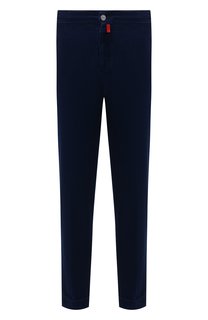 Брюки из хлопка и кашемира Kiton