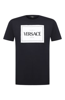 Хлопковая футболка Versace