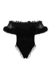 Шелковое боди Saint Laurent