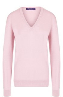 Кашемировый пуловер с V-образным вырезом Ralph Lauren