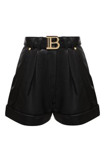 Кожаные шорты Balmain