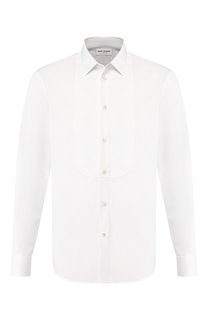 Хлопковая сорочка Saint Laurent
