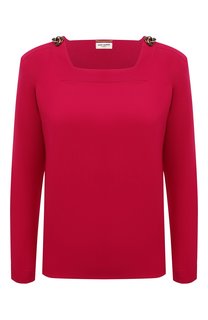 Блузка из вискозы Saint Laurent