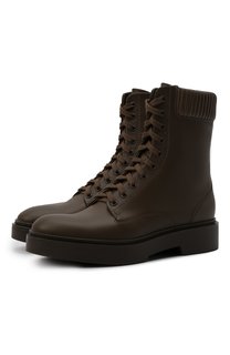 Кожаные ботинки Santoni
