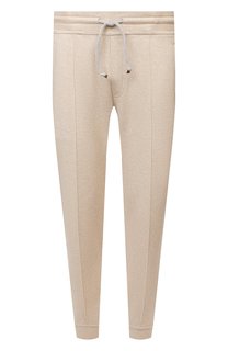Джоггеры из кашемира и хлопка Brunello Cucinelli