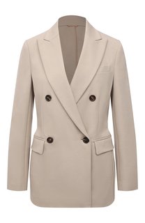 Хлопковый жакет Brunello Cucinelli