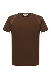 Хлопковая футболка Alexander McQueen