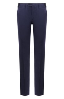 Брюки из шерсти и льна Brioni