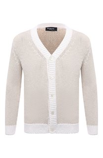 Кардиган из хлопка и льна Kiton