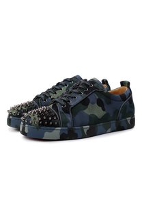 Замшевые кеды Louis Junior Spikes Orlato Christian Louboutin