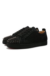 Кожаные кеды Fun Louis Junior Spikes Christian Louboutin