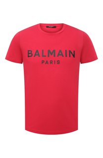 Хлопковая футболка Balmain