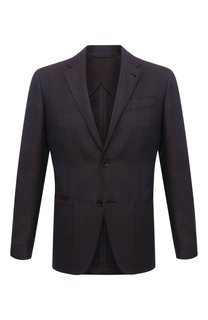 Пиджак из шелка и шерсти Ermenegildo Zegna
