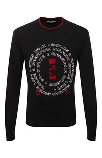 Джемпер из шерсти и шелка Dolce & Gabbana