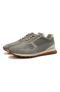 Кожаные кроссовки Brunello Cucinelli