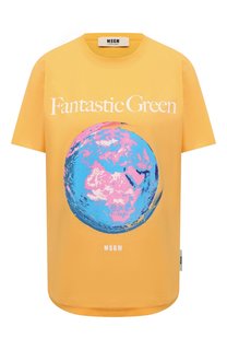 Хлопковая футболка MSGM