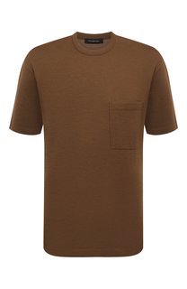 Футболка из шелка и кашемира Ermenegildo Zegna