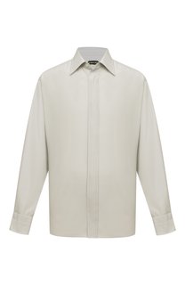 Рубашка из шелка и вискозы Tom Ford