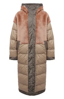 Утепленная куртка с меховой отделкой Shoreditch Ski Club