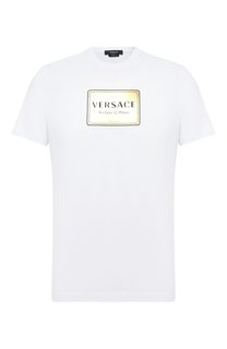 Хлопковая футболка Versace
