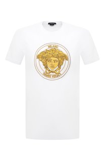 Хлопковая футболка Versace