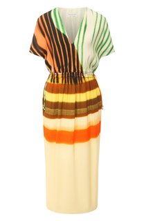 Платье из вискозы и хлопка Dries Van Noten