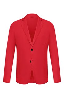 Пиджак из смеси льна и хлопка Giorgio Armani