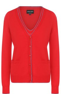 Кардиган из смеси льна и кашемира Giorgio Armani