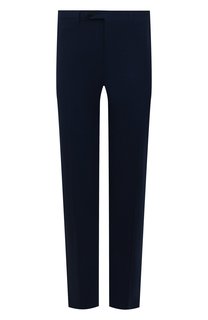 Брюки из шерсти и шелка Kiton