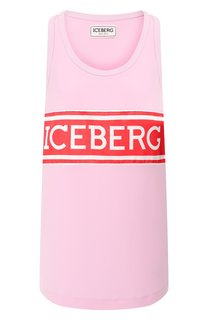 Топ с логотипом бренда Iceberg