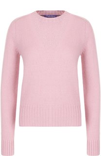 Однотонный пуловер из смеси шерсти и кашемира Ralph Lauren