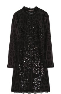 Приталенное мини-платье с открытой спиной Roberto Cavalli