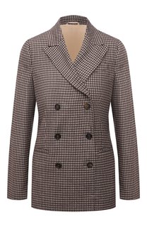 Жакет из шерсти и шелка Brunello Cucinelli