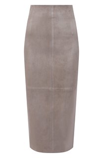 Кожаная юбка Brunello Cucinelli